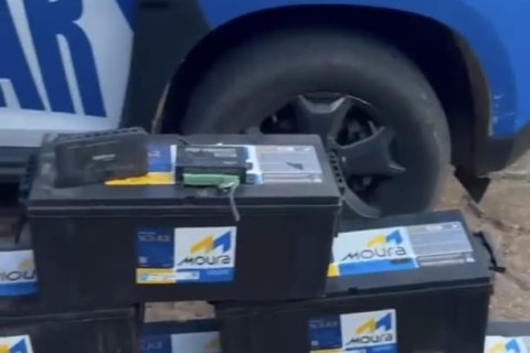 PM e PC recuperam mais de R$ 70 mil em materiais furtados da Ferrovia FICO em Mara RosaMARA ROSA
