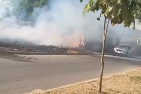 Homem suspeito de provocar diversos incêndios em Uruaçu é preso em flagrante.